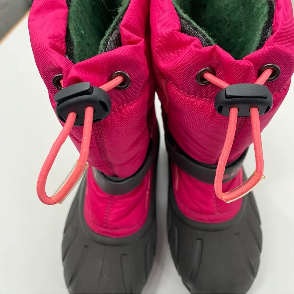 Sorel Girl’s Pink Flurry Boots SZ 1